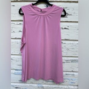 Torrid Pastel Pink Career Work Casual Office Sleeveless Textured  Blouse Size 4